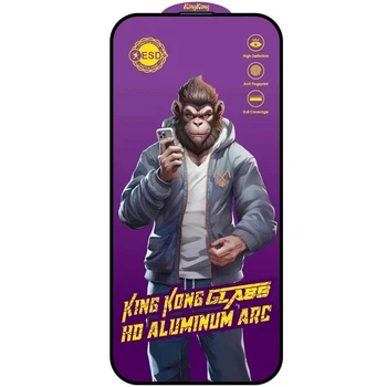 Захисне скло 5D Anti-static Purple (тех.пак) для Apple iPhone 17 Air (6.5")