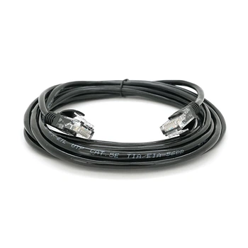 Патч-корд литой RITAR, CCA, UTP, RJ45, Cat.5e, 3m, черный Q500