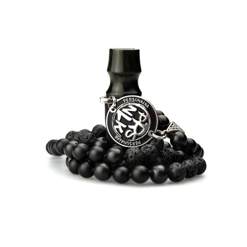 Персональный мундштук для кальяна с бусами Personalka Stone (ST074)