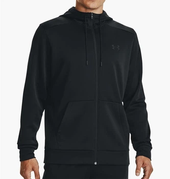 Кофта мужская Under Armour Fleece Full Zip XL Чорний 1373357-001