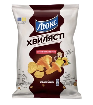 Чіпси Люкс 125 г в асортименті