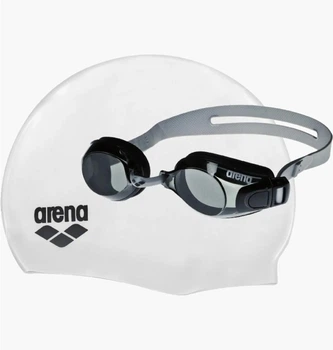 Набір маска та трубка для плавання Arena Pool Set OSFM Чорний 92422-055
