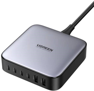 Зарядний пристрій Ugreen CD271 6xUSB 200W GaN 40914 (6957303849147)