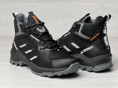 Зимние кожаные ботинки термо, Clima Gore-Tex Black 43