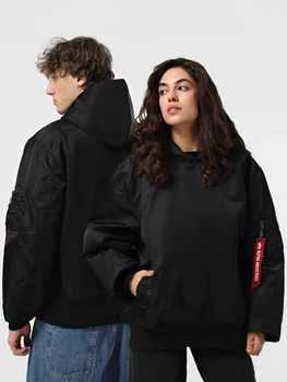 Бомбер Alpha Industries 8885232 Чёрный L ALD390