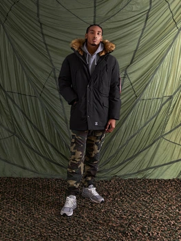 Парка Alpha Industries 7714393 Чёрный L ALD256