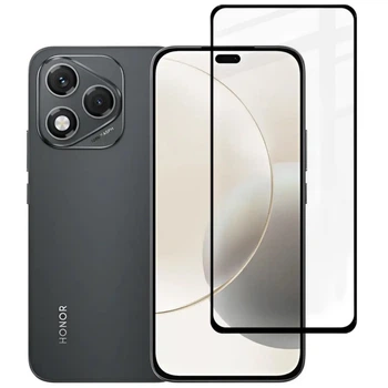 Защитное стекло Fiji Premium для Honor 400 Lite полная проклейка Anti-Static черный