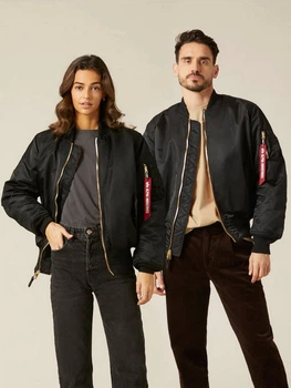Бомбер Alpha Industries 5544634 Чёрный 3XL ALD95