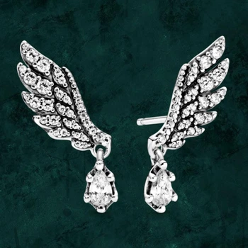 Серебряные сережки "Крыла янгола" Pandora (Пандора) 298493c01