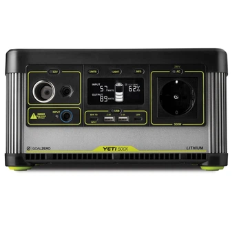 Аккумуляторная электростанция Goal Zero Yeti 500X Li-Ion NMC, емкость 505Вт·ч, мощность 300Вт, черный/серый