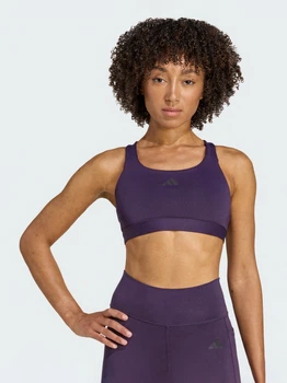 Спортивный топ для фитнеса женский Adidas Tlrdreact Training JW4874 S-AB Фиолетовый (4068809020021)