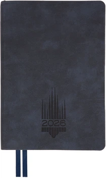 Ежедневник датированный Leo Planner 2026 Leader A5 368 страниц Синий (252689) (5056574457387)