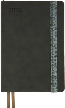 Щоденник датований Leo Planner 2026 Polo A5 368 сторінок Сірий (252694) (5056574457431)