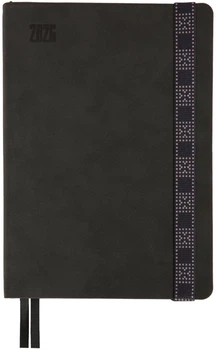 Щоденник датований Leo Planner 2026 Voyage A5 368 сторінок Чорний (252695) (5056574457448)