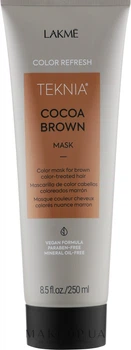 Маска для оновлення кольору коричневих відтінків волосся - Lakme Teknia Color Refresh Cocoa Brown Mask 250ml (768222-69401)