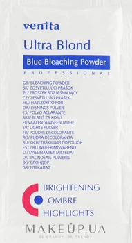 Освітлювач-порошок для волосся (саше) - Venita Ultra Blond 12% Oxidant 50g (730609-116822)