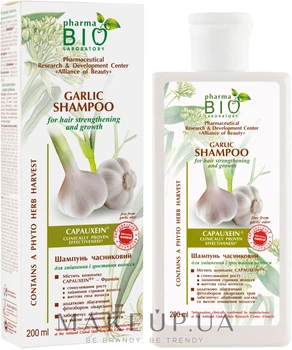 Шампунь для волосся «Часниковий» - Pharma Bio Laboratory 200ml (132693-33350)