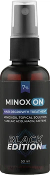 Лосьйон чоловічий для росту волосся - Minoxon Black Edition For Men Hair Regrowht Treatment (Minoxidil 7%) 50ml (966342-95740)