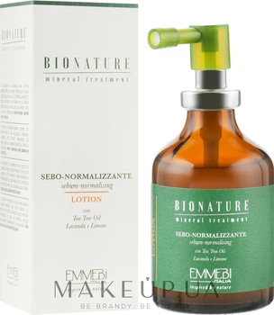 Лосьйон себонормалізувальний з олією чайного дерева - Emmebi Italia BioNatural Mineral Treatment Sebum-Normalising Lotion 50ml (866511-69523)