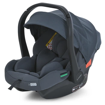 Детское автокресло EL CAMINO i-KEEP (ME 1186 Melange Rock Gray) рост ребенка 40-87см