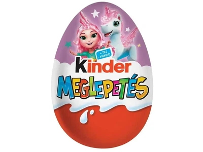 Кіндер-сюрприз Kinder Meglepetés Princess & Unicorn (з принцесами та єдинорожками) для дівчаток 20 г 1 шт
