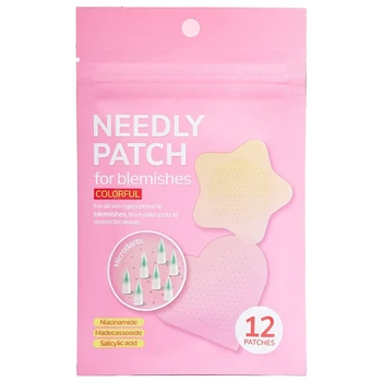 Мікроголкові патчі від прищів Needly Patch for blemishes colorful 12 шт