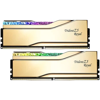 Оперативна пам’ять G.Skill Trident Z5 Royal DDR5 64 ГБ 2x32GB 6000 MHz Gold (F5-6000J2836G32GX2-TR5G)