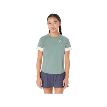 Футболка Asics GIRLS TENNIS SS TOP MONUMENT BLUE/CREAM M 2044A045-400 M