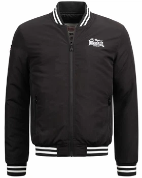 Бомбер чоловічий Lonsdale TRUSTHORPE 115037-1500 XXXL Black (4251522383751)