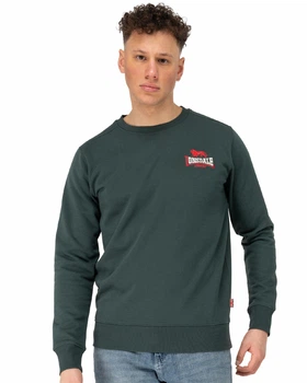 Світшот флісовий чоловічий Lonsdale LYMPSTONE 117136-5026 XXL Bottle Green (4255581573450)