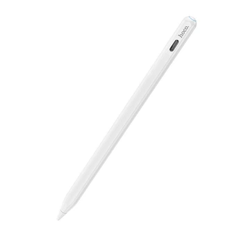 Стилус Hoco GM112 для iPad Pro/Mini/Air Bluetooth наклон Palm Rejection магнитный крепеж до 7ч белый