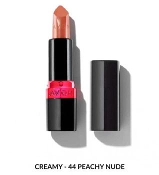 Увлажняющая кремовая губная помада Ультра AVON 44 Персиковый нюд/Peachy Nude