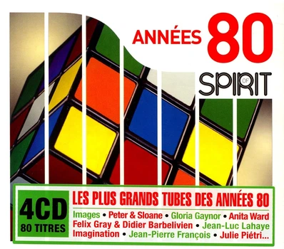 Музичний CD диск Various – Spirit Of Années 80 (Збірка хітів 80х) 4cd (Фірмовий)