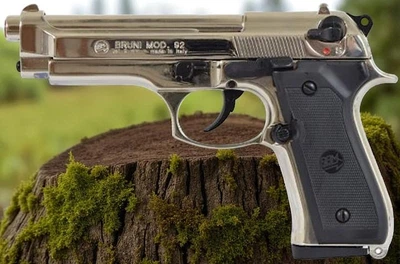 Пистолет сигнальный Bruni 92 Silver (cal.9 PAK ST) Beretta 92