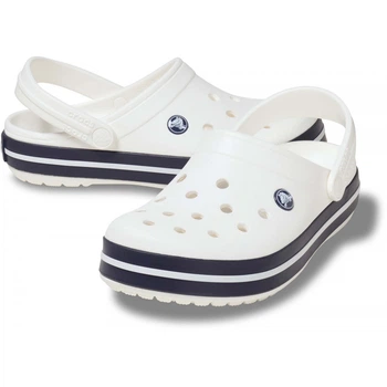 Сабо Crocs Crocband 37 Вайт/ Неви 11016