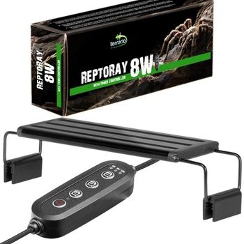 Світильник Terrario ReptoRay 20-30 см, 8W LED для тераріумів, з контролером часу