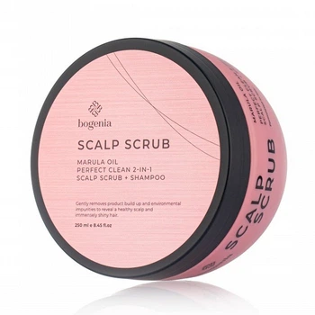 Скраб для шкіри голови Bogenia Scalp Skrub Marula Oil BG403 №006, 250 мл (4823124402835)