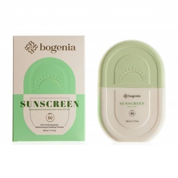 Сонцезахисний крем для обличчя Bogenia Sunscreeen Face Cream SPF50 BG441 №001, 50 мл (4823124406666)