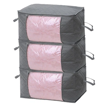 Комплект органайзеров LUMINARIA STORAGE BAG 3 шт для хранения вещей и одежды 60x43x35см