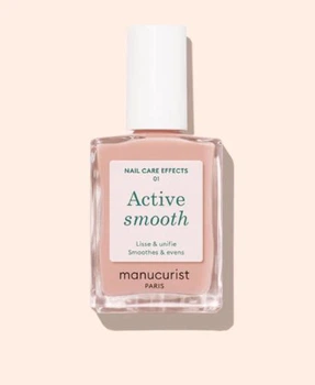 Лікувальний лак для нігтів Manucurist ACTIVE SMOOTH 01 бежевий сатиновий відтінок, 15мл