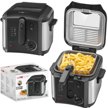 Фритюрниця Clatronic FR 3649 2,5 л 1600 Вт Cool-Touch