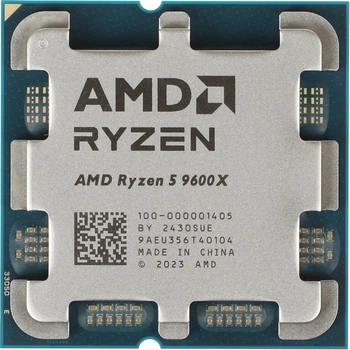Процессор AMD Ryzen 5 9600X (3.9 - 5.4 GHz), 6 ЯДЕР, 32MБ КЭШ, AM5