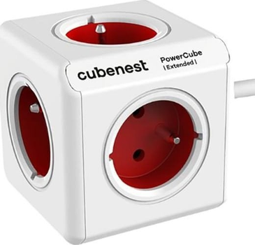 Розгалужувач мережі Cubenest PowerCube Extended Red (PC320RD)