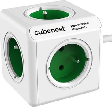 Розгалужувач мережі Cubenest PowerCube Extended Green (PC320GN)
