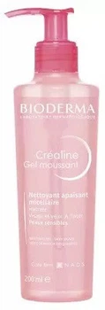 Очищуючий гель для обличчя Bioderma Crealine gel moussant. 200 мл.