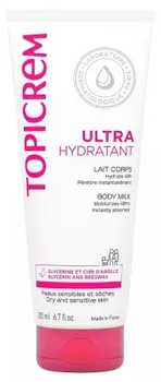 Ультра увлажняющая эмульсия для тела Топикрем Topicrem Ultra-Moisturizing Body Milk 200 ml