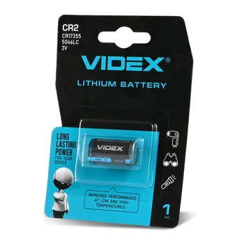 Батарейка Videx CR2 Lithium