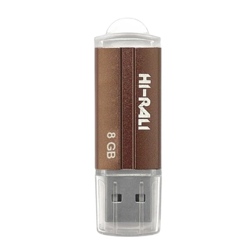 Флешка Hi-Rali 8GB Corsair бронза