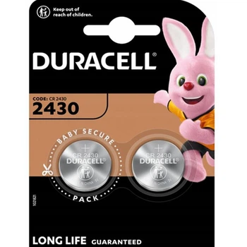 Батарейка літієва DURACELL DL2430 DSN 2BL