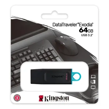 Флешка KINGSTON DataTraveler Exodia 64 GB USB 3.2